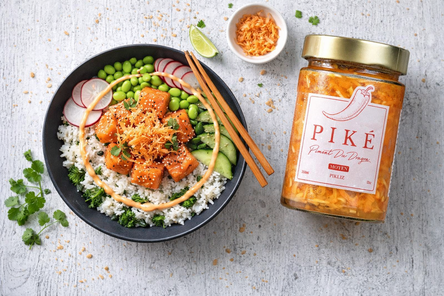 Piké Signature Poké Bowl – Salmon & Vegetables