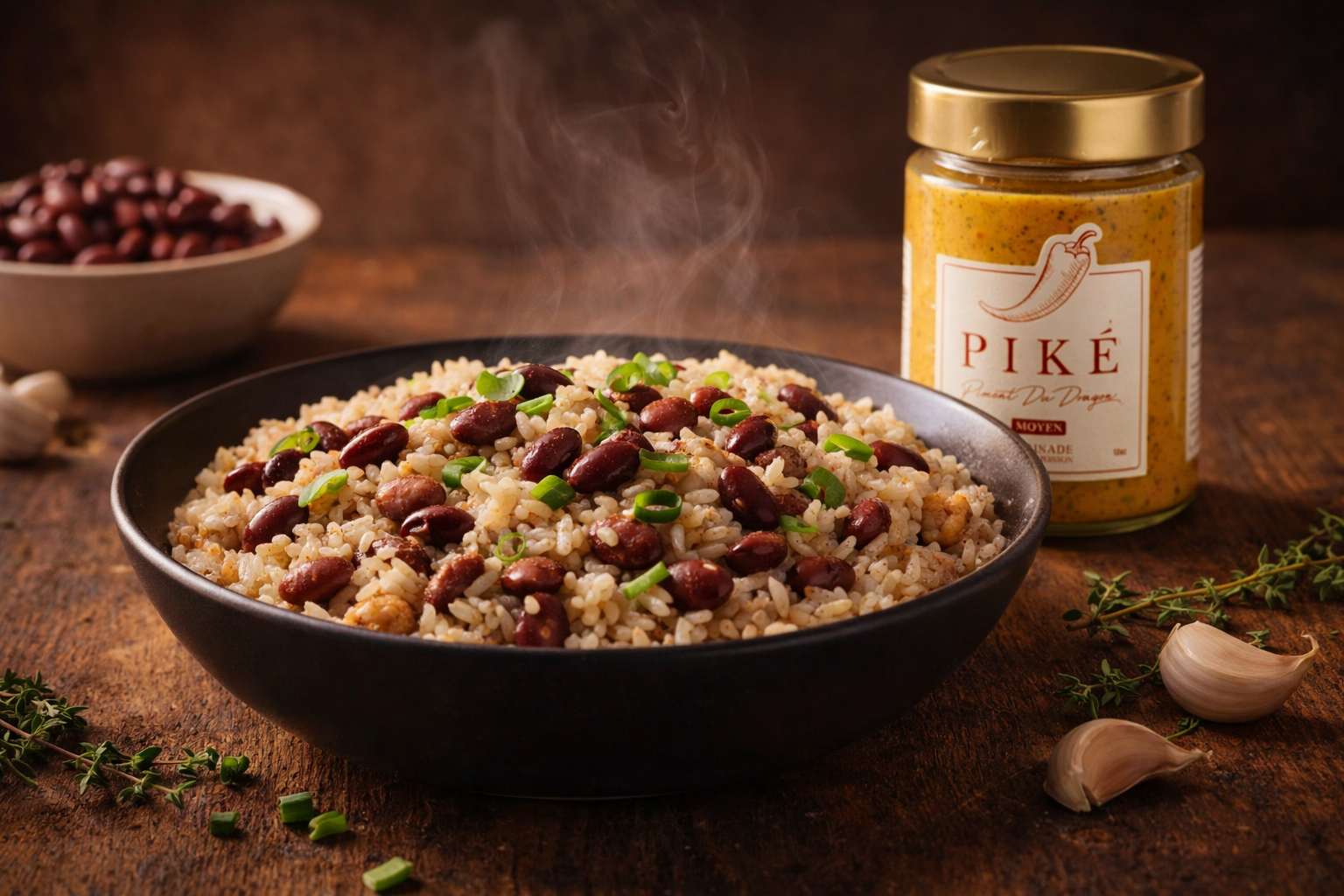 Recipe: Piké Sticky Rice and red or black beans + Piké marinade